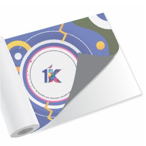 Adesivo Perfurado Vinil 0.12 Monomérico Personalizado 4x0 Sem Revestimento Sem acabamento Liner 130g