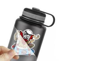 DTF UV Filme Adesivo Personalizado Branco + CMYK + Verniz Máscara de Transferência Sem acabamento 