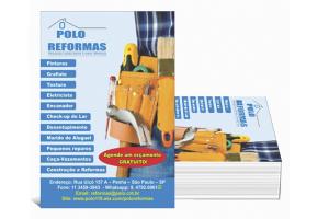 Folhetos 20x28cm 4x0 Couchê 90g 20x28cm 4x0 Sem Revestimento Corte Reto 